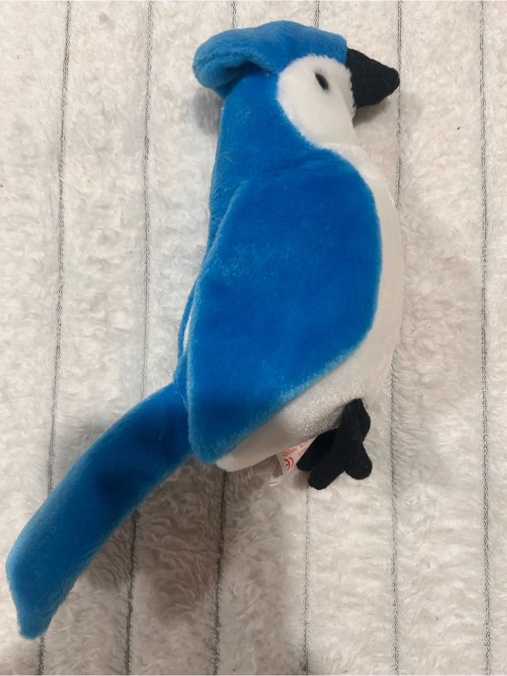 Rocket the Blue Jay, a classic vintage Ty Beanie Baby